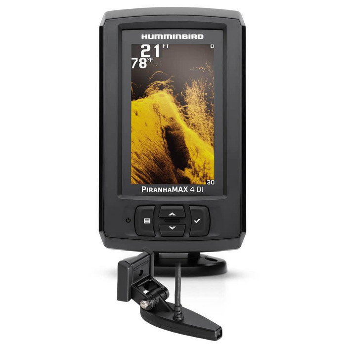  Humminbird PiranhaMAX 4 DI 4.3" Fishfinder with Transducer 