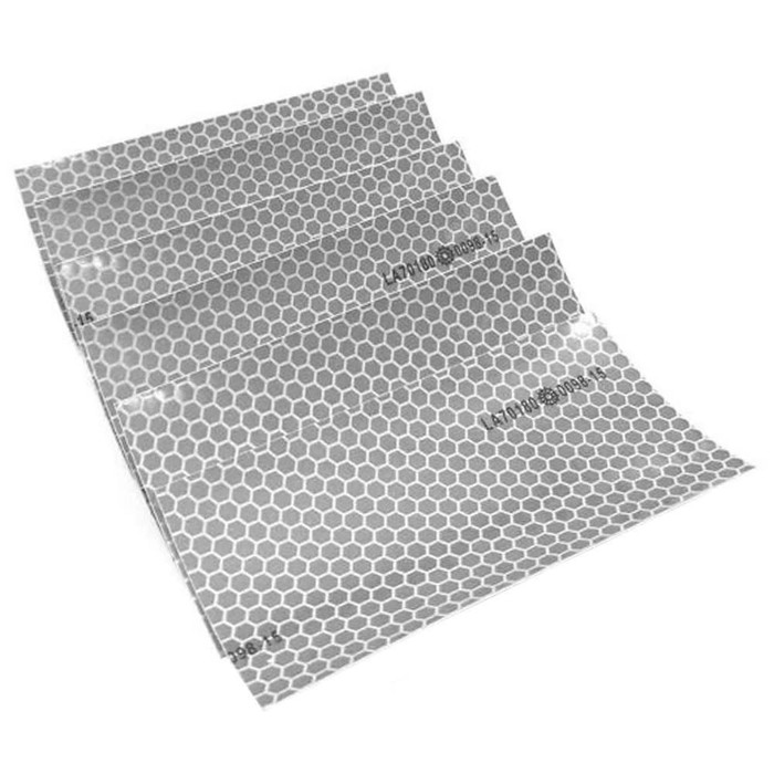 Pirates Cave Value Retro-Reflective SOLAS Approved Tape 5 x 10cm (Pack of 6) 