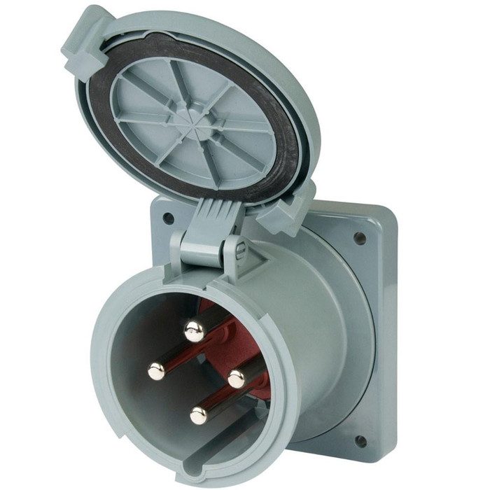  Marinco 100A Grey Inlet 125/250V 