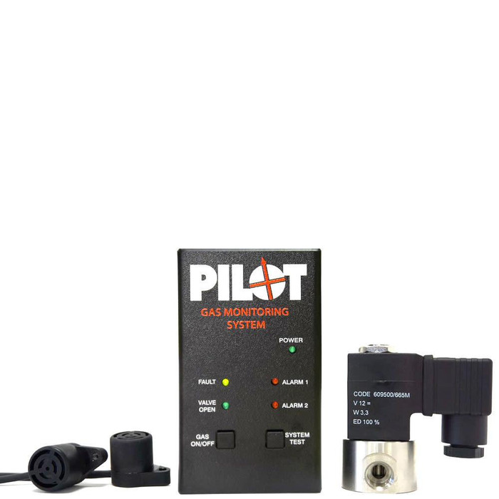  Pilot 12V Gas Monitoring System With Shut Off Solenoid 
