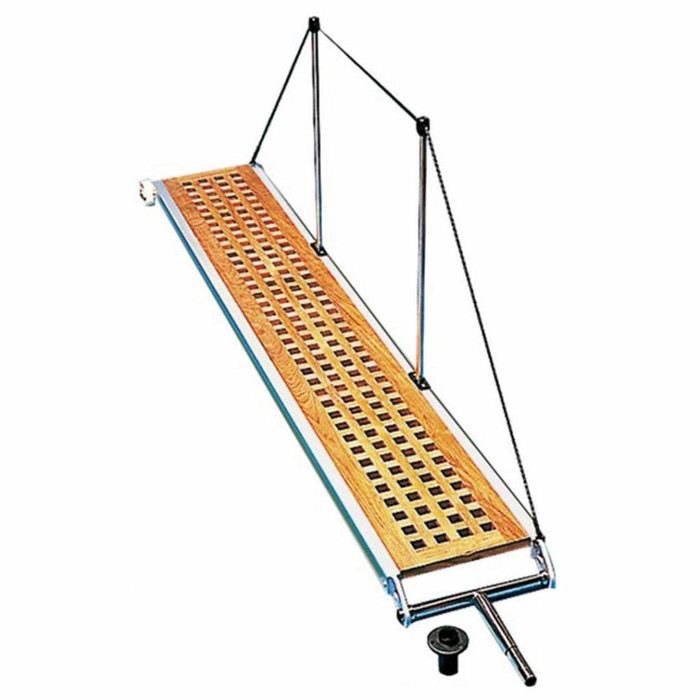 Osculati Teak Fixed Gangway 2.1m x 34cm 