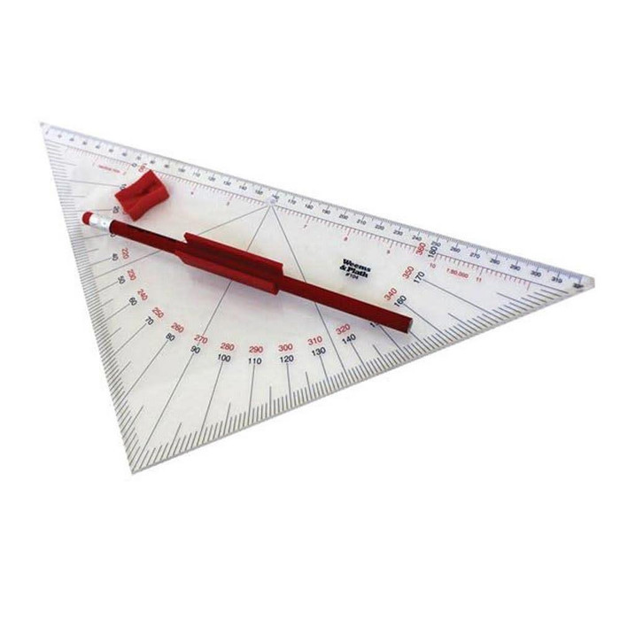 Weems & Plath Professional Protractor Triangle 