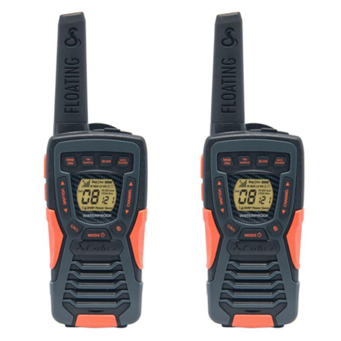  Cobra Adventure 12km Floating 2-Way Radio (2 Pack) 