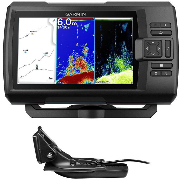  Garmin STRIKER Vivid 7cv Fishfinder with GT20-TM Transducer 