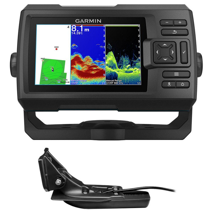 Garmin STRIKER Vivid 5cv Fishfinder with GT20-TM Transducer 