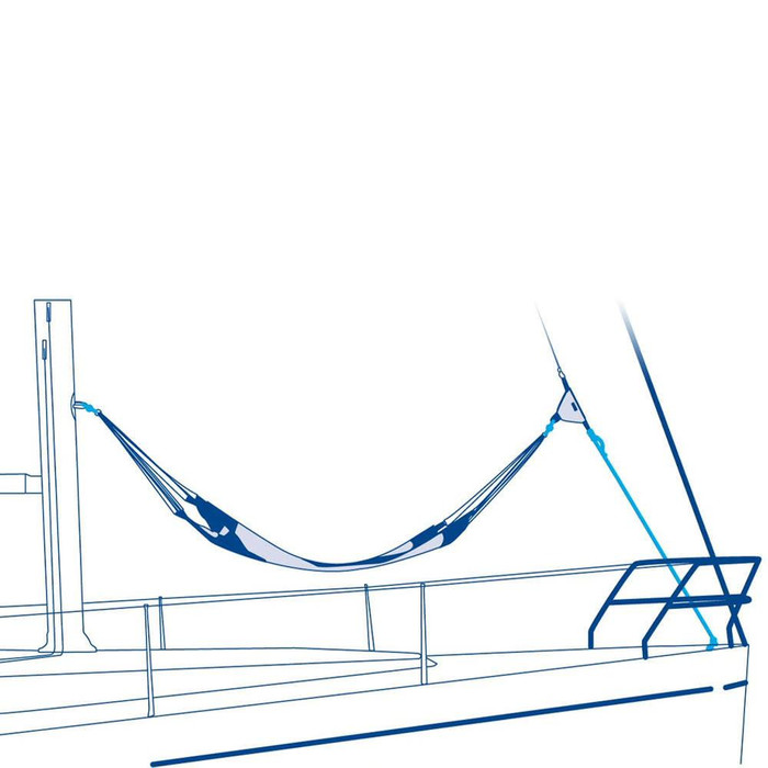 Blue Performance Hammock w/ Forestay Suspension 