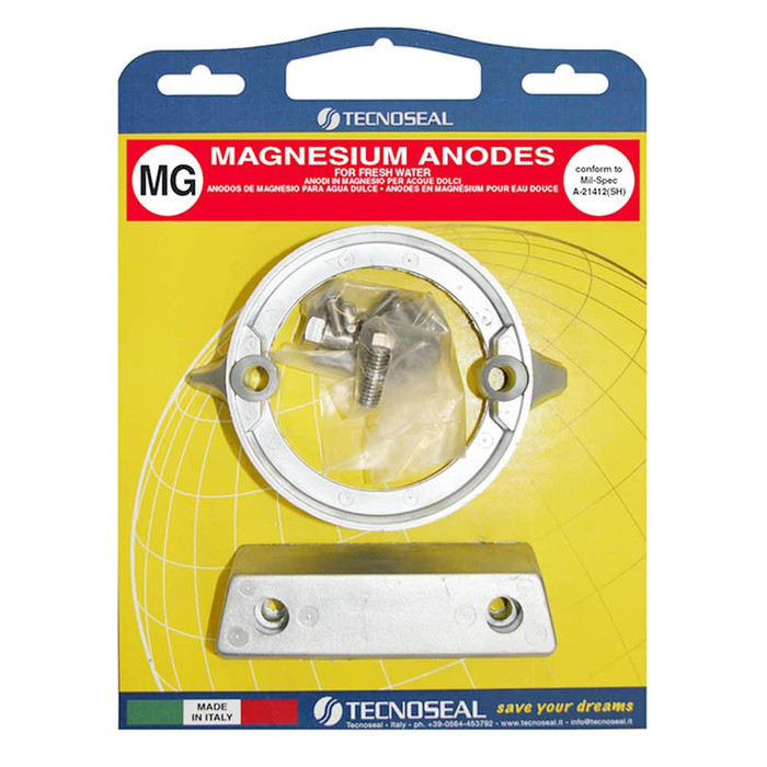  Tecnoseal Magnesium Volvo 290 Duo-Prop Engine Anode Kit 