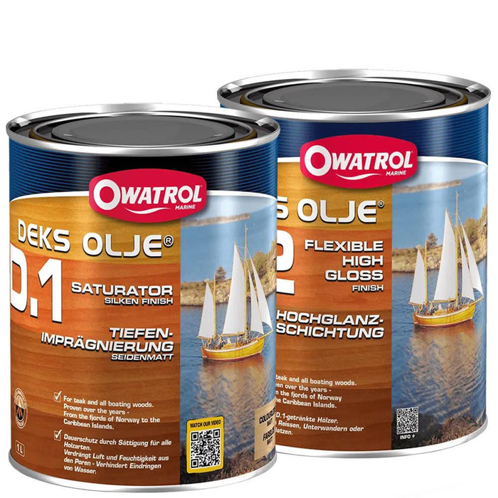  Owatrol Deks Olje D1 & D2 Value Pack 