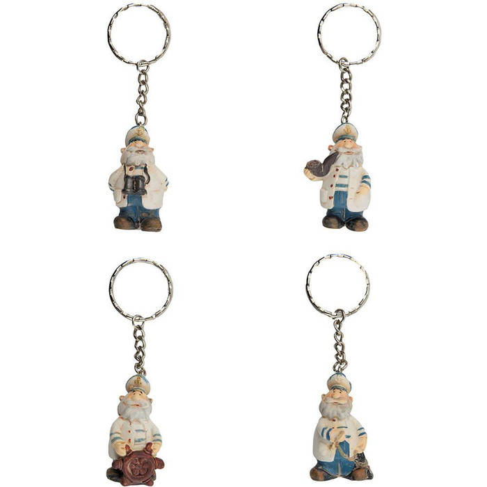 Nauticalia Bearded Sailor Keyrings 