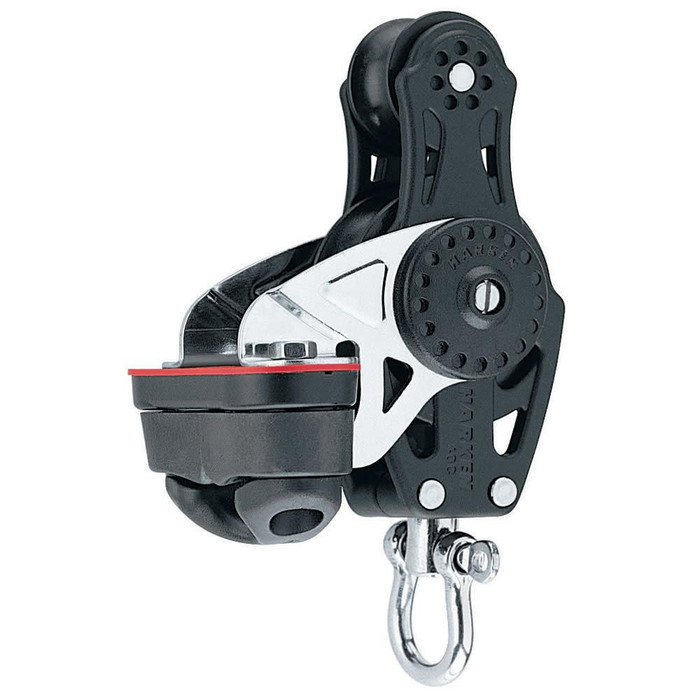  Harken 40mm Carbo Fiddle, Swivel, Cam Cleat Block 