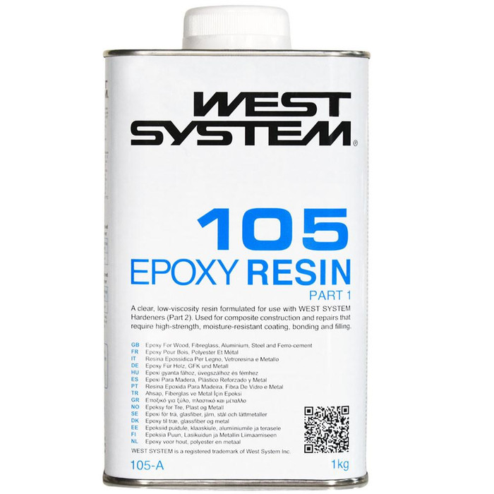  West System 105A Epoxy Resin 1kg 