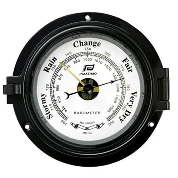  Plastimo Black Barometer 