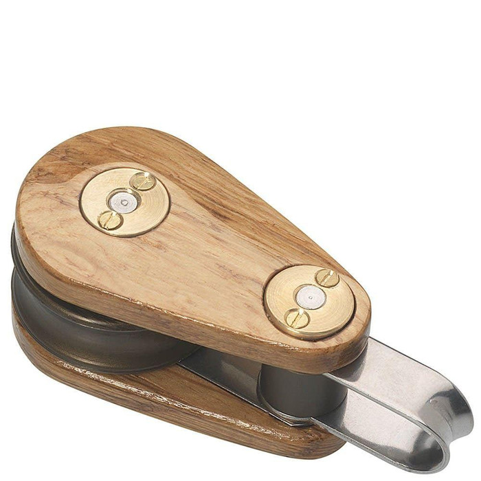  Barton Classic Wooden Victory Single Fixed Eye Block 