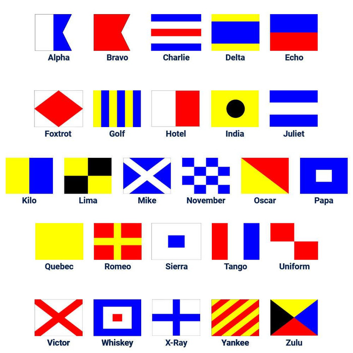 Pirates Cave Value Signal Flag 40 x 30cm Printed (A-Z) 