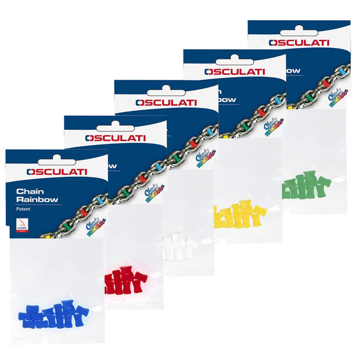 Pirates Cave Value Anchor Chain Marker 8mm (10 Pack) 