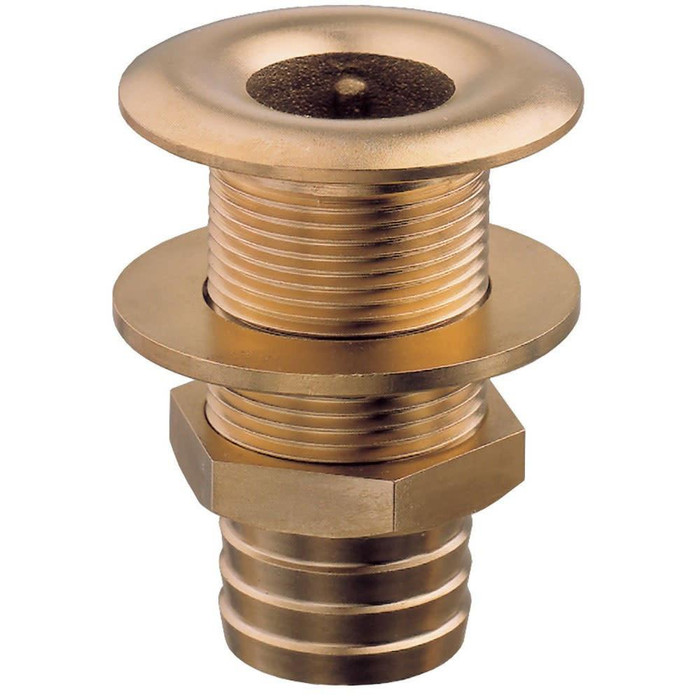 Guidi Brass Thru Hull Connection w/ Hose Adaptor 