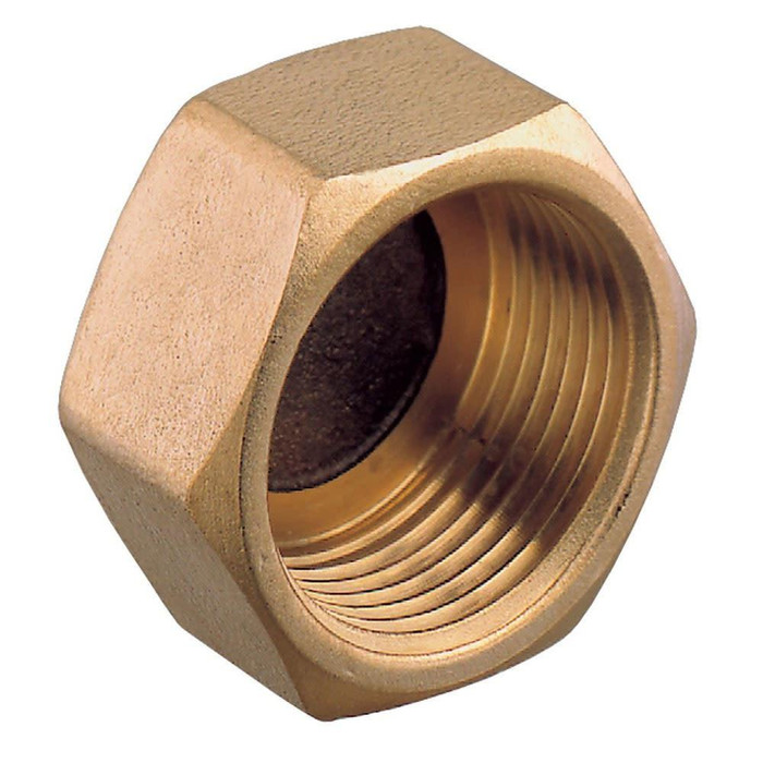 Guidi Brass Hex Female Cap 