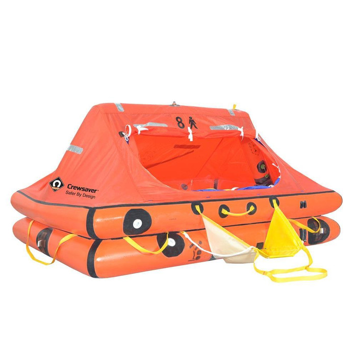  Crewsaver 8 Man Under 24hr ISO Ocean Life Raft 