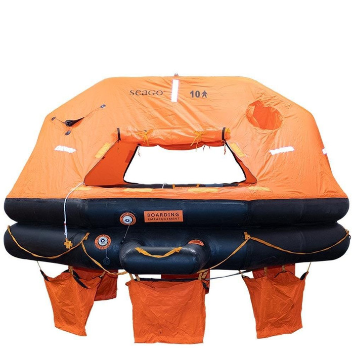  Seago 10 Man Sea Master Plus ISO 9650-1 Life Raft 
