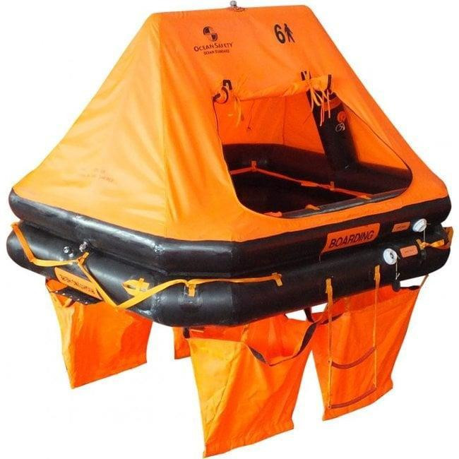  Ocean Safety 6 Man Ocean Standard Life Raft 