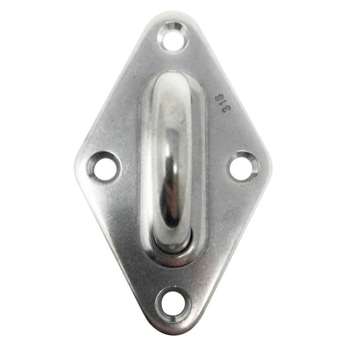 Proboat Diamond Eye Plate S/S (5-8mm) 