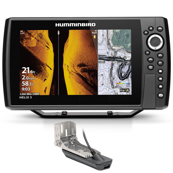  Humminbird HELIX G4N 9" CHIRP GPS Fishfinder with Transducer 