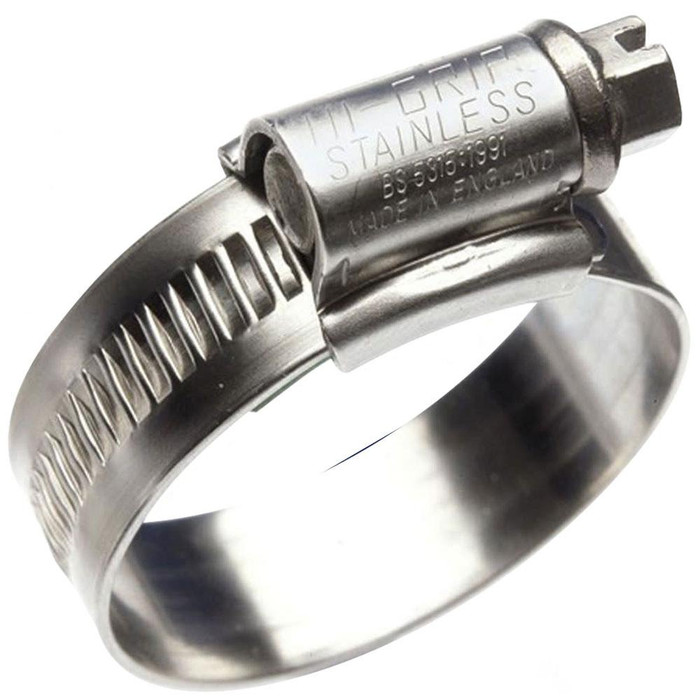 Pirates Cave Value Stainless Steel Marine Quality Hose Clips 