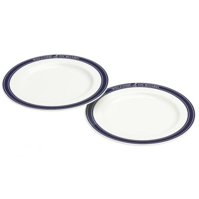 Welcome On Board Porcelain Plate