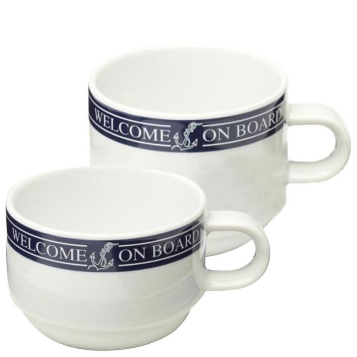 Welcome On Board Porcelain Mug