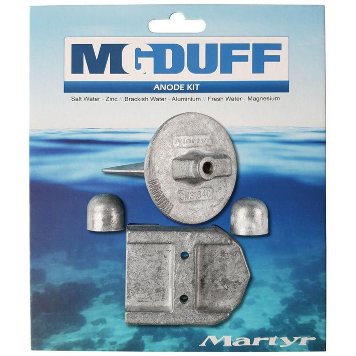 MG Duff CMALPHAKITM1 - MG Duff Magnesium Mercruiser Alpha 1 Gen 1 Anode Kit 