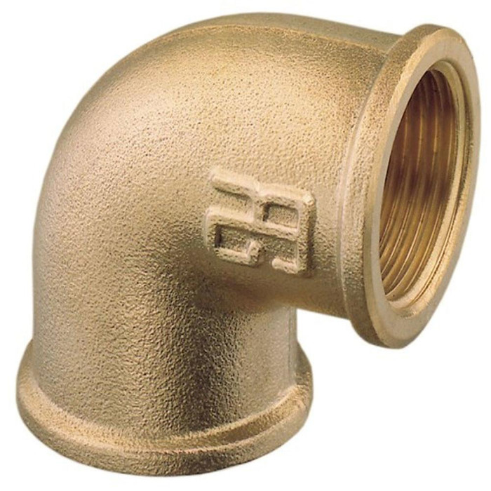 Guidi Brass 90 Degree Elbow Female/Female