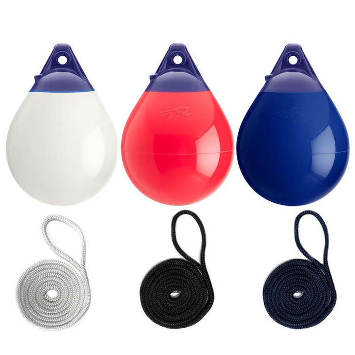  Polyform A Series Round Buoy Fender 2 Pack (Size 0) 