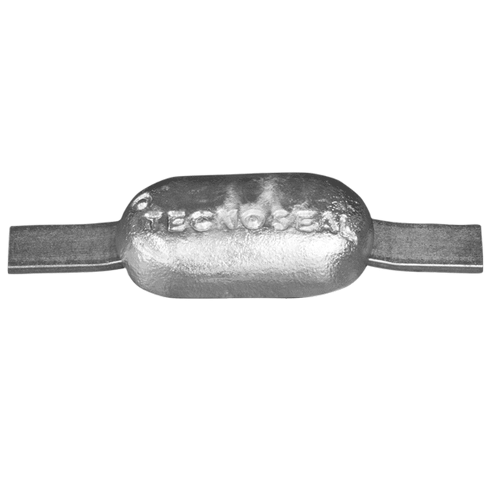 Tecnoseal Zinc 1kg Weld On Oval Bar Anode - 00301