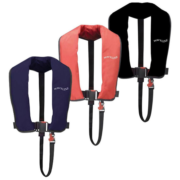  Waveline 165N ISO Manual Life Jacket with Crotch Strap 
