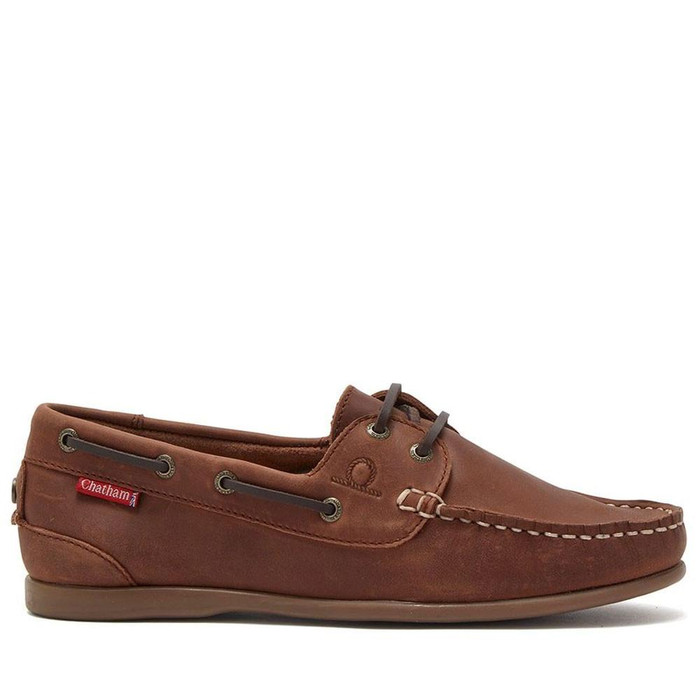 Chatham Penang Women's Deck Shoes_imageset:Dark Tan