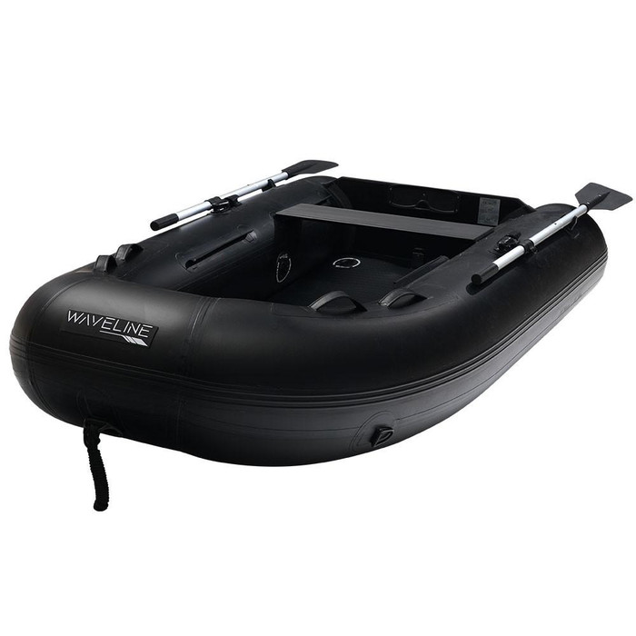  Waveline 2.3m Lightweight Inflatable Dinghy Black 