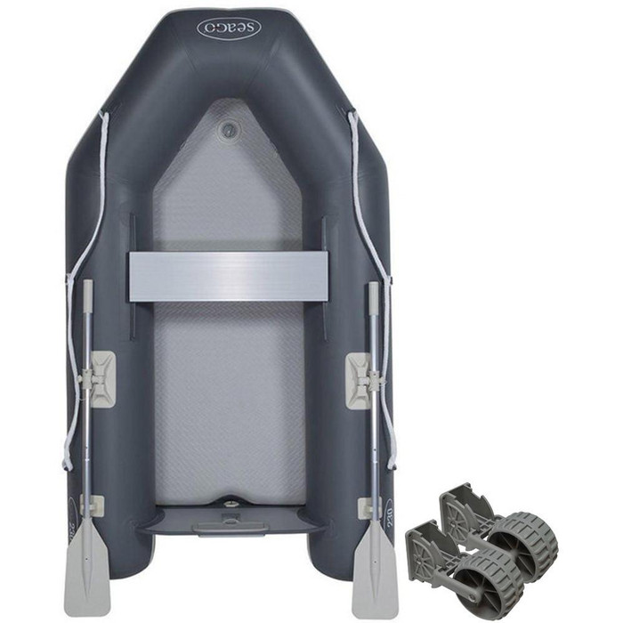  Seago Go Lite 230 2.3m Inflatable Dinghy with Seago Dinghy Dolly Wheels 
