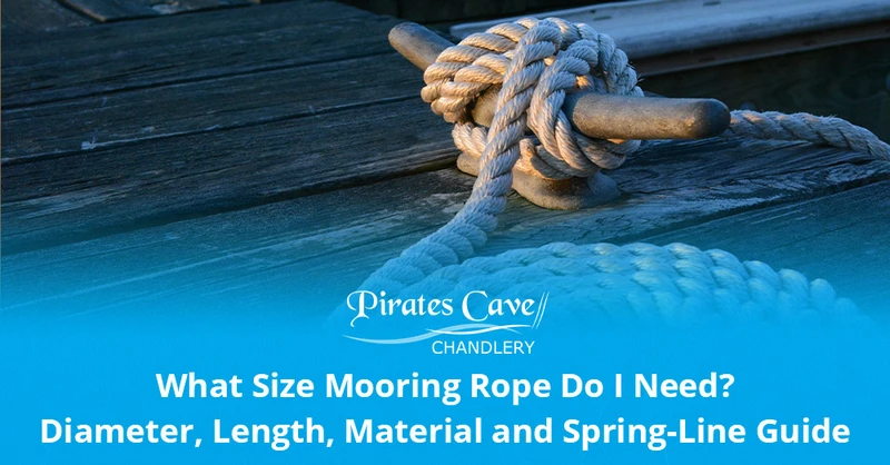 What Size Mooring Rope Do I Need? Diameter, Length, Material and Spring-Line Guide