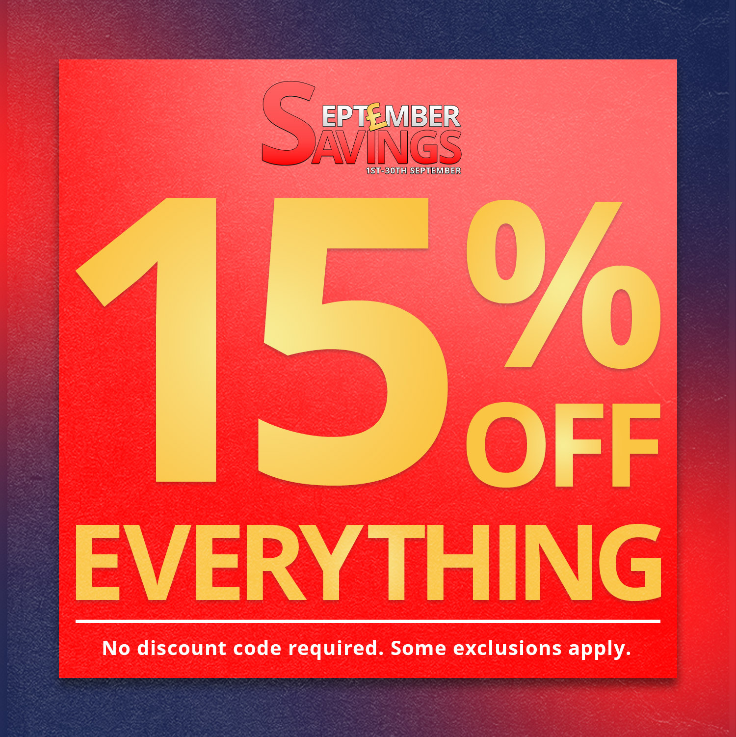 15% OFF