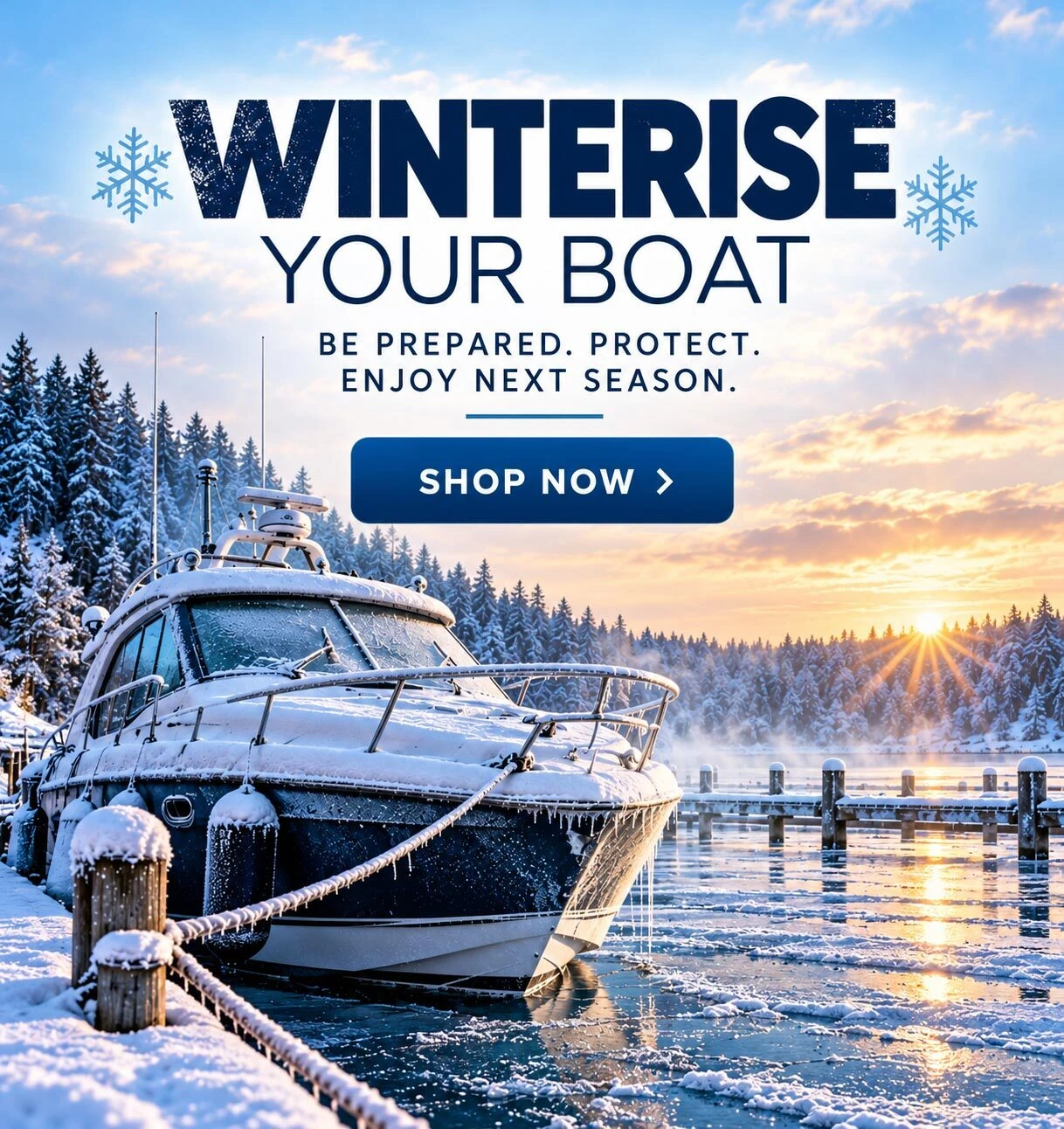 Winterise your boat