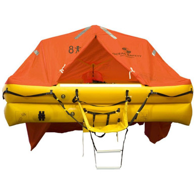Ocean Safety 8 Man Under 24hr ISO 9650-1 Ocean Life Raft - Pirates Cave ...
