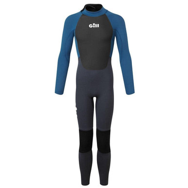 Gill Pursuit 4/3mm Junior Back Zip Wetsuit Black image 3