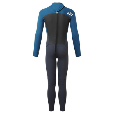 Gill Pursuit 4/3mm Junior Back Zip Wetsuit Black image 7