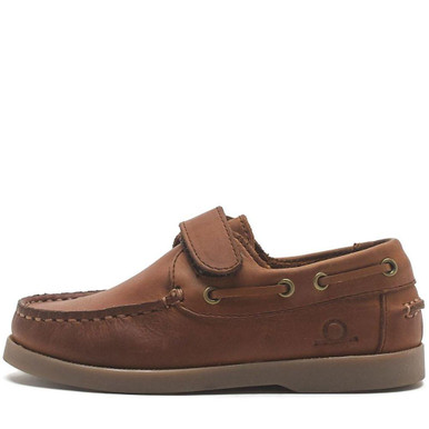 Chatham Oliver Kids Velcro Nubuck Deck Shoes image 4