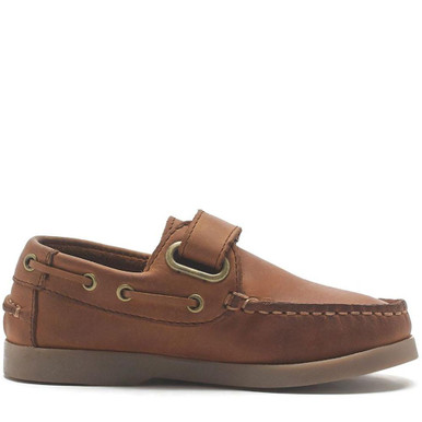 Chatham Oliver Kids Velcro Nubuck Deck Shoes image 5