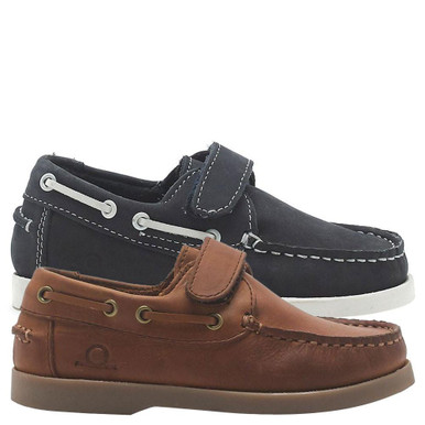 Chatham Oliver Kids Velcro Nubuck Deck Shoes image 9