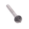 SJ6 5/8 X 1/2 60 Carbide Burr 1/4 Shank