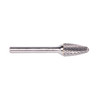 SF-4 7/16" X 1" Tree Radius End Carbide Burr 1/4 Shank