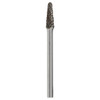 SL-81 3/16" X 7/16" Cone 14 Taper Carbide Burr 3/16" Shank