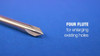 1-1/4"-60 HSS 4 Flute Machine Countersink
